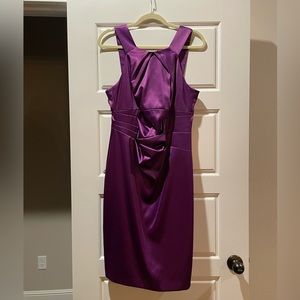 Purple cocktail dress